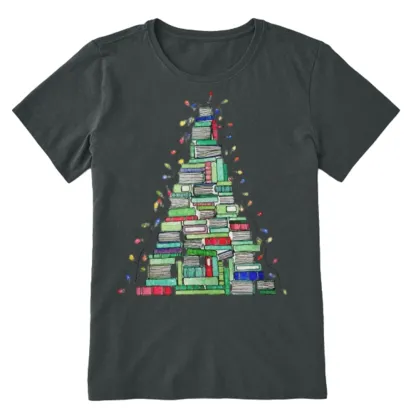 Pagewings Christmas Book Tree Unisex Classic T-shirt