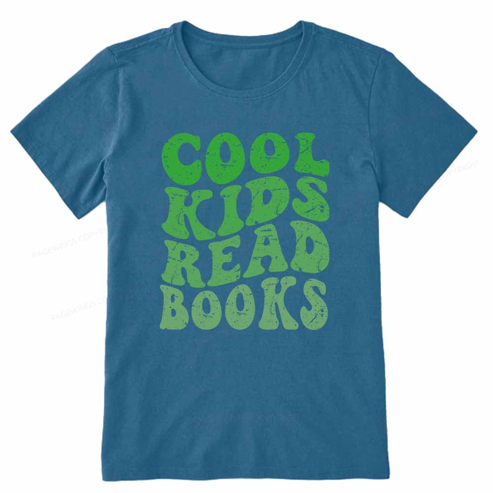 Pagewings Cool Kids Read Books Unisex Classic T-shirt