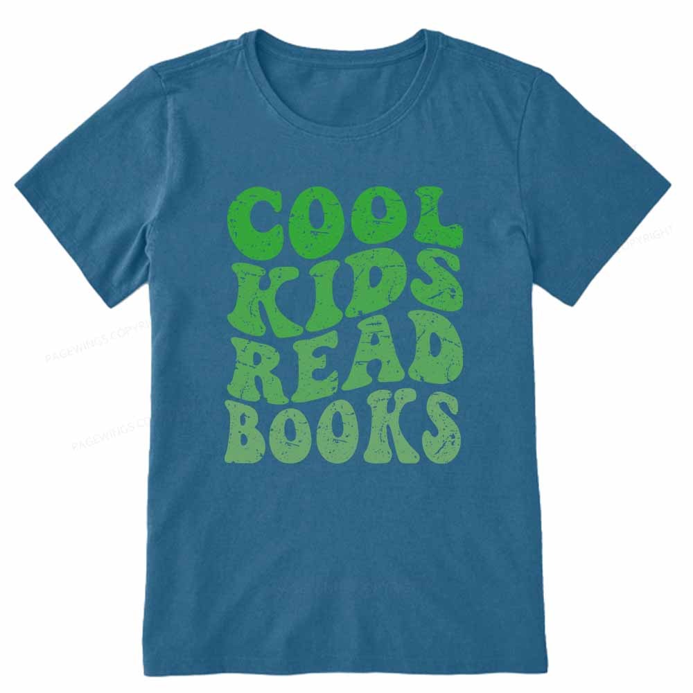 Pagewings Cool Kids Read Books Unisex Classic T-shirt