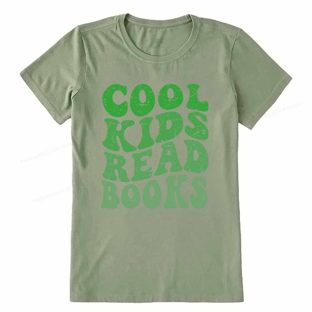 Pagewings Cool Kids Read Books Unisex Classic T-shirt