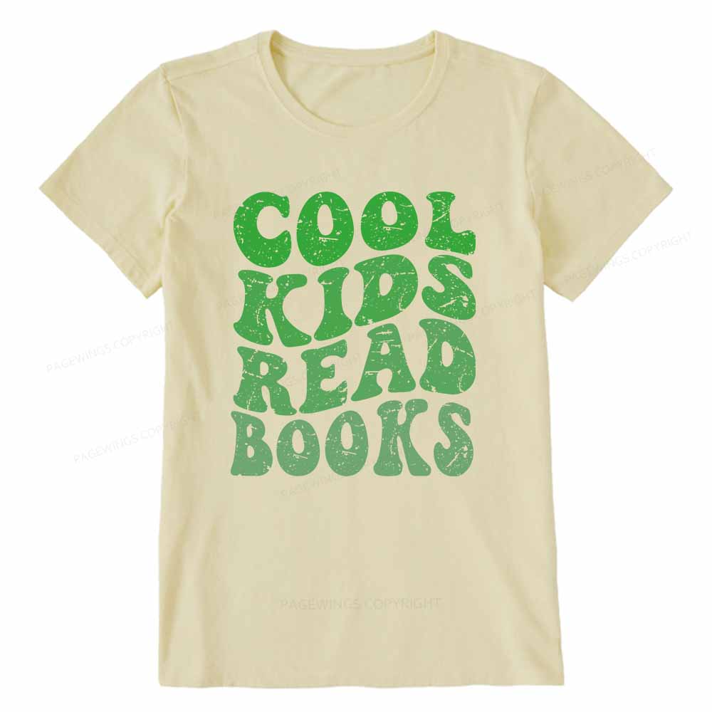Pagewings Cool Kids Read Books Unisex Classic T-shirt