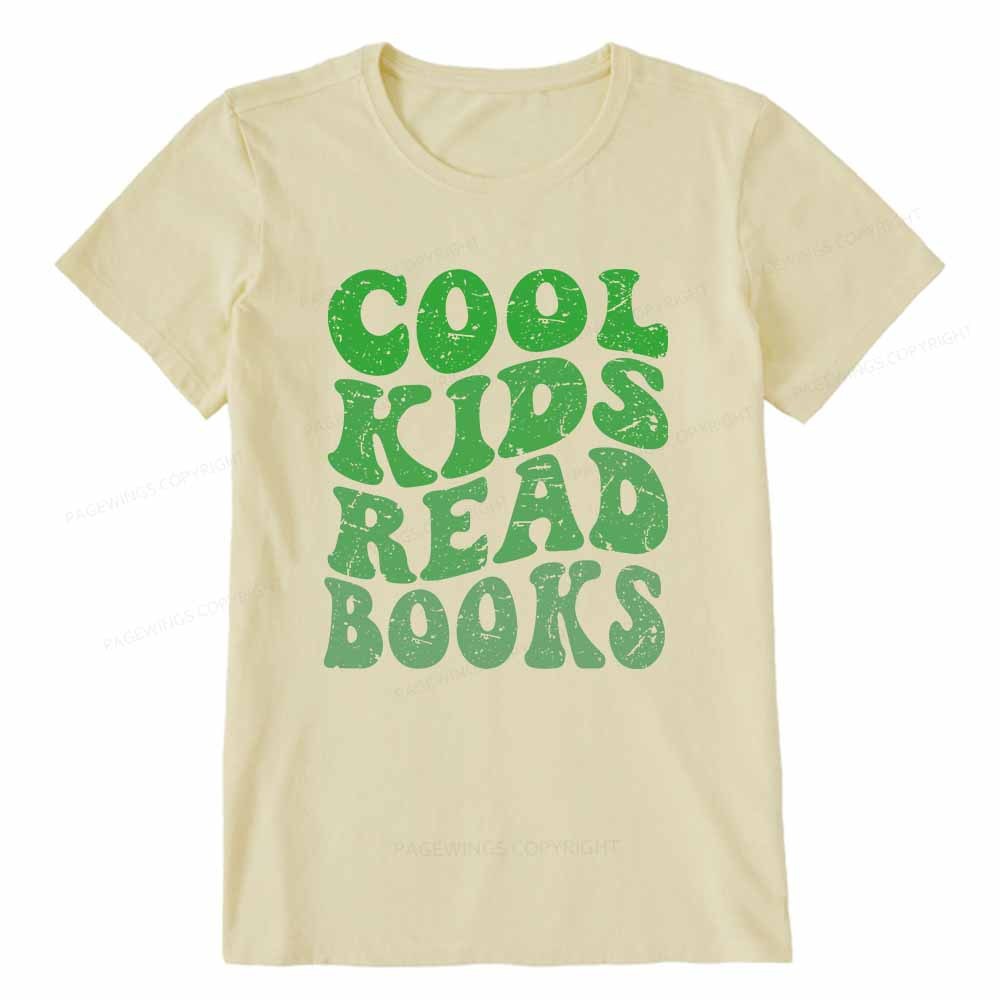 Pagewings Cool Kids Read Books Unisex Classic T-shirt