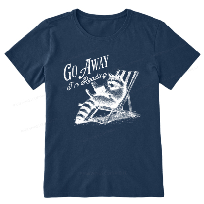 Pagewings Funny Raccoon Book Lover Tshirt Unisex Classic T-shirt