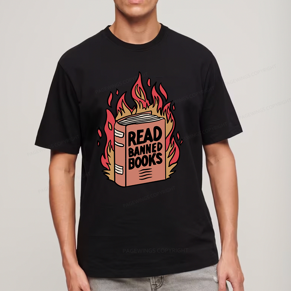Pagewings Read Banned Books Shirt Unisex Classic T-shirt
