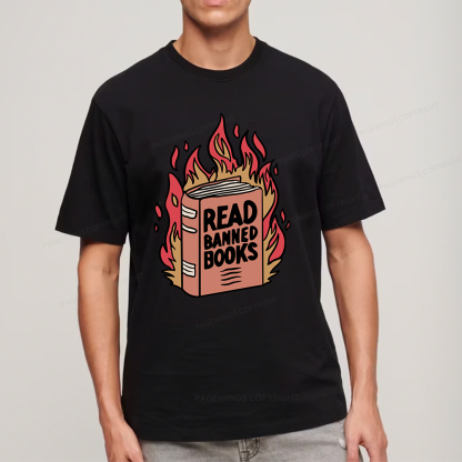 Pagewings Read Banned Books Shirt Unisex Classic T-shirt