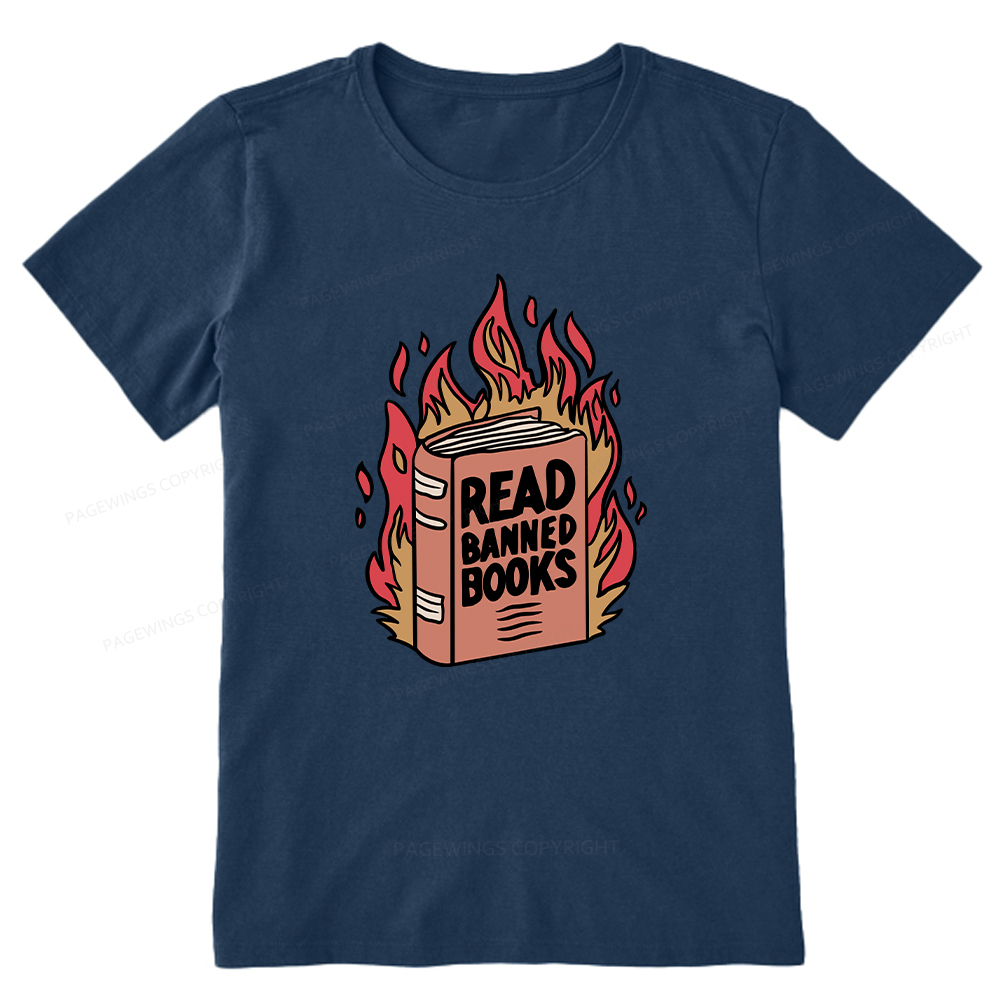 Pagewings Read Banned Books Shirt Unisex Classic T-shirt