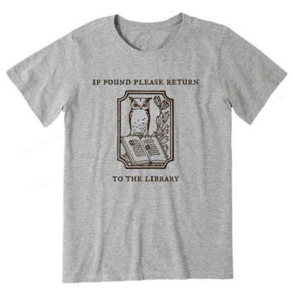 Pagewings Librarian Gift Owl Book Shirt Unisex Classic T-shirt