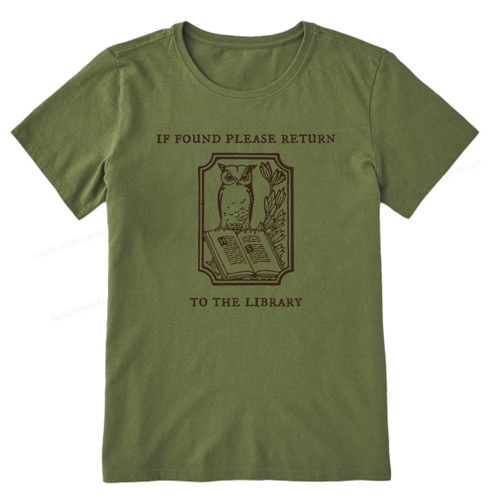 Pagewings Librarian Gift Owl Book Shirt Unisex Classic T-shirt