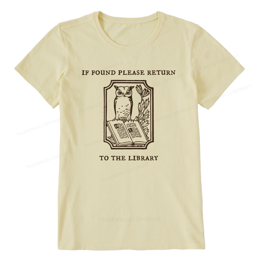 Pagewings Librarian Gift Owl Book Shirt Unisex Classic T-shirt