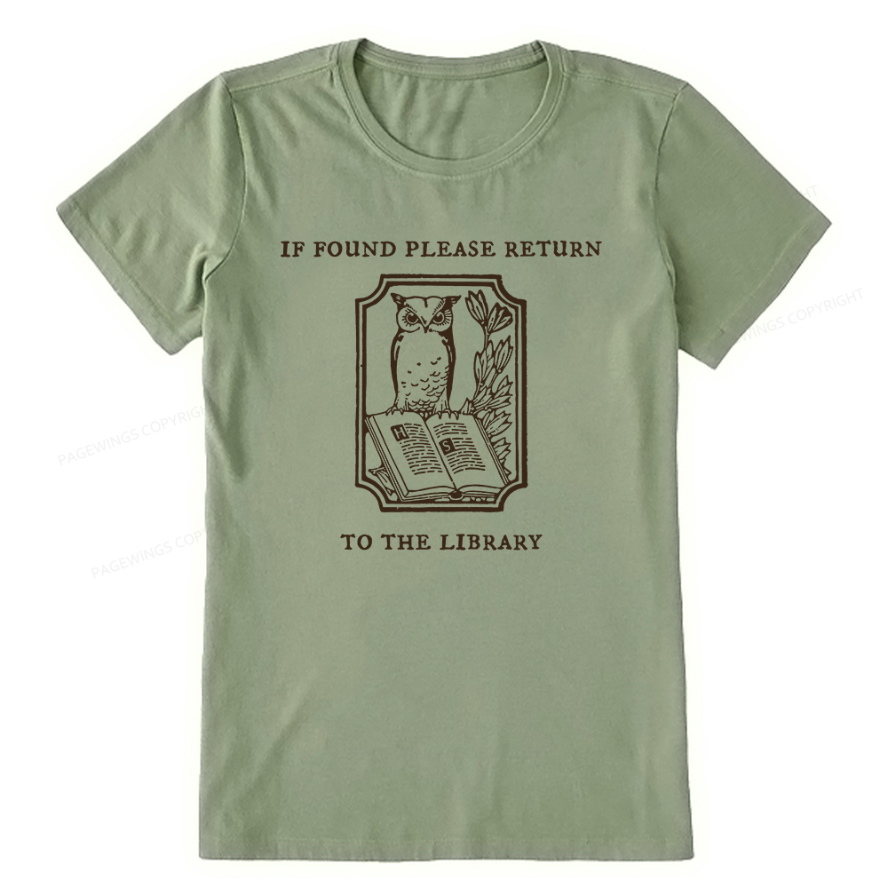 Pagewings Librarian Gift Owl Book Shirt Unisex Classic T-shirt