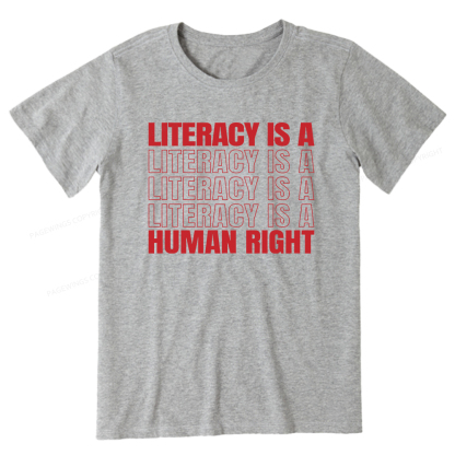 Pagewings Literacy Is A Human Right Unisex Classic T-shirt