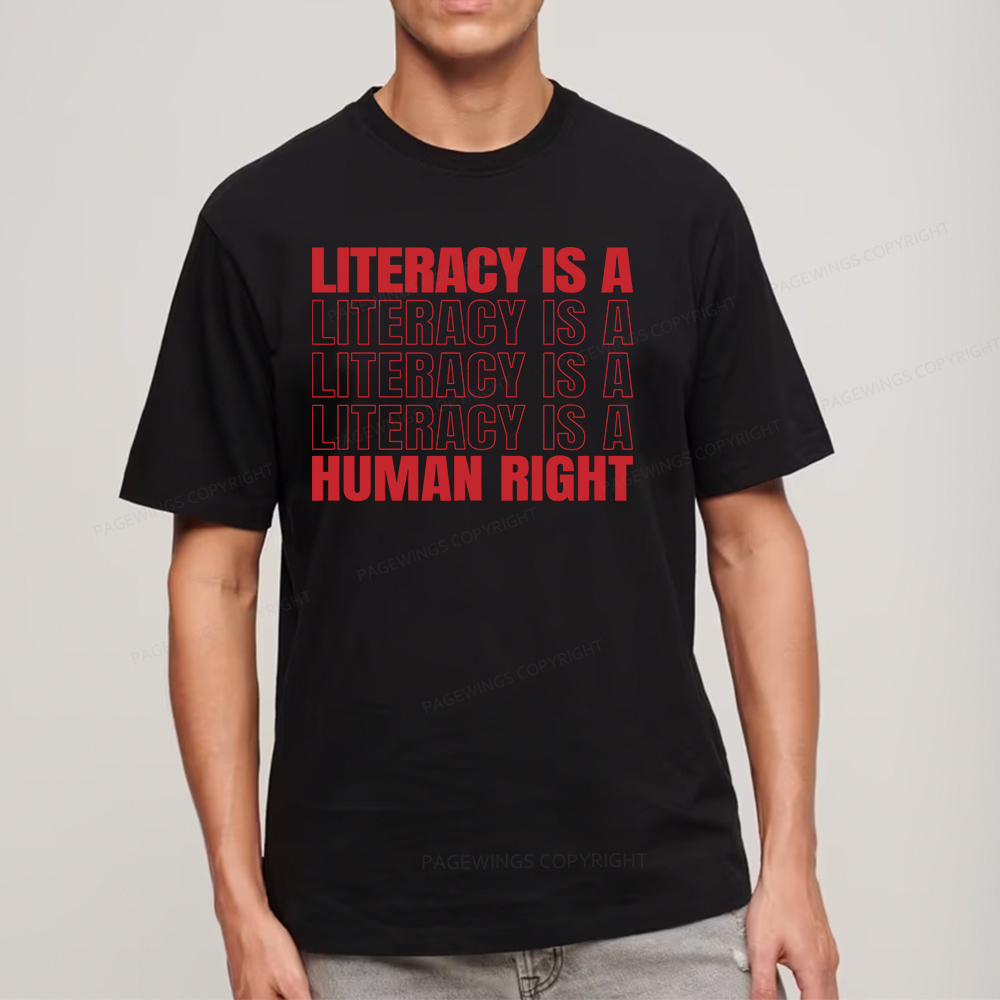 Pagewings Literacy Is A Human Right Unisex Classic T-shirt
