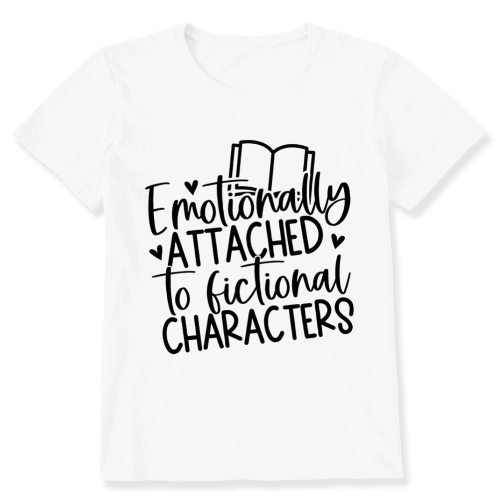 Pagewings Emotionally Attached To Fictional Characters Unisex Classic T-shirt