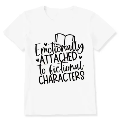 Pagewings Emotionally Attached To Fictional Characters Unisex Classic T-shirt