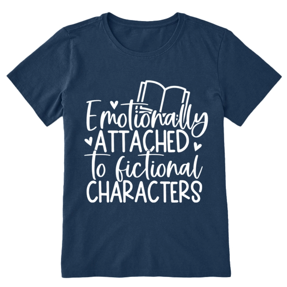 Pagewings Emotionally Attached To Fictional Characters Unisex Classic T-shirt