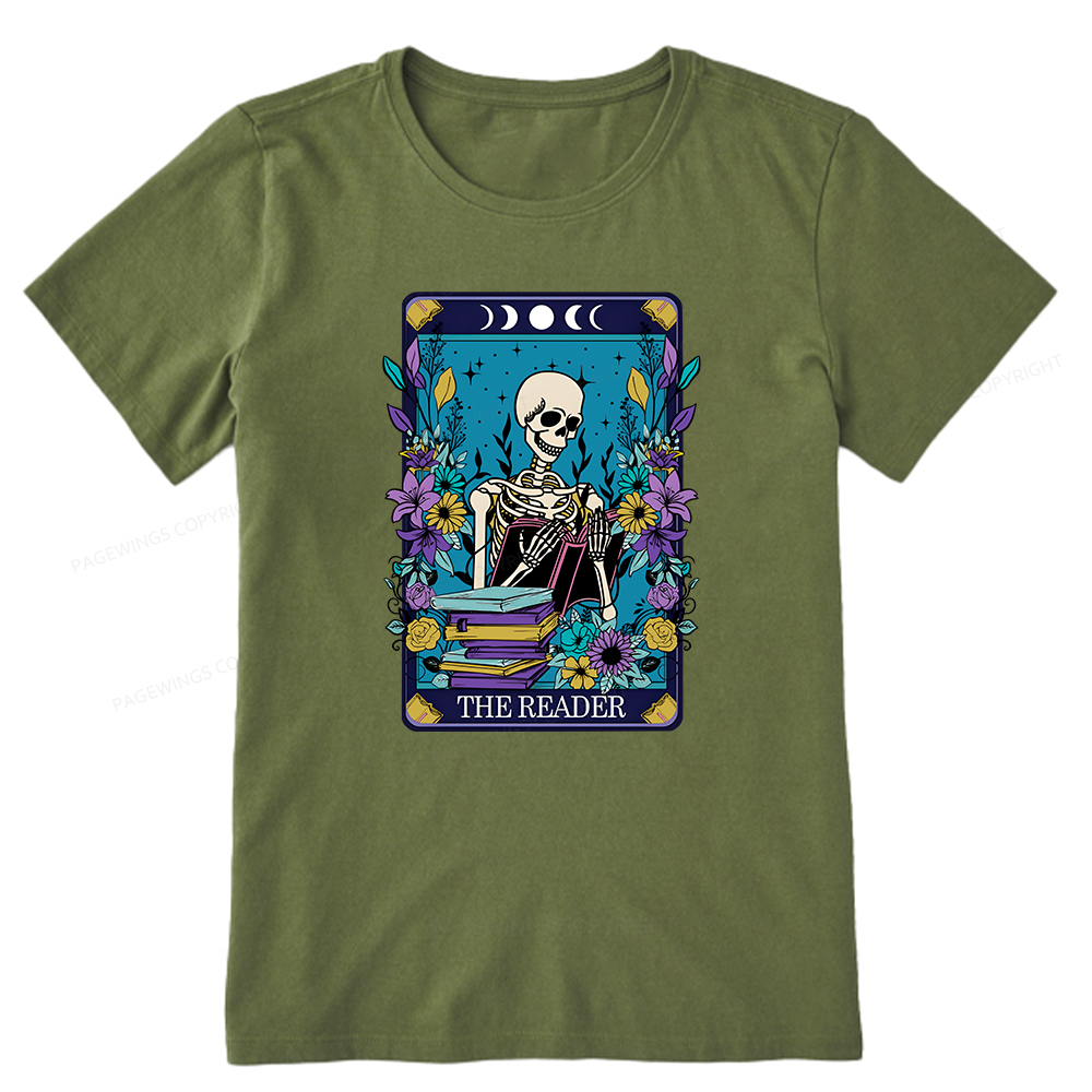 Pagewings The Reader Tarot Card Unisex Classic T-shirt