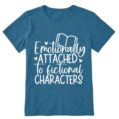 Pagewings Emotionally Attached To Fictional Characters Unisex Classic T-shirt