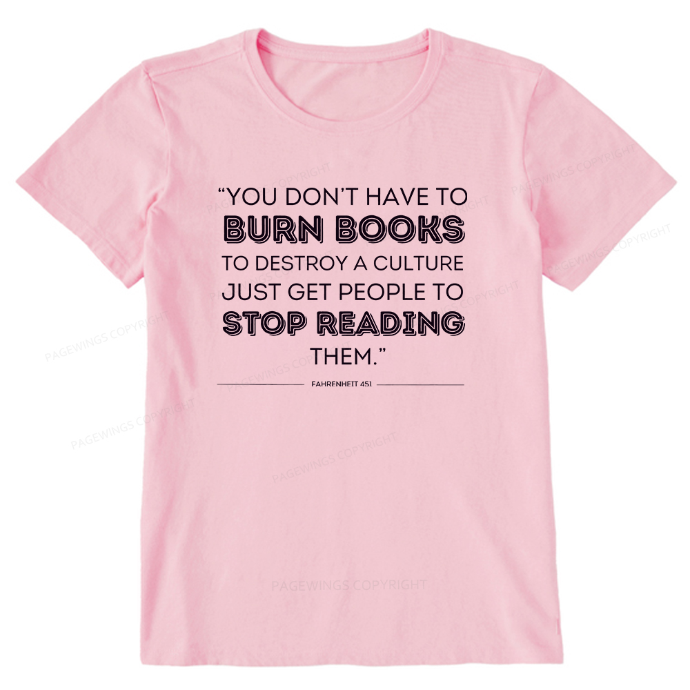 Pagewings Dystopian Book Shirt Classic Literature Gift Unisex Classic T-shirt