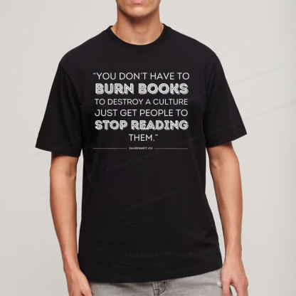 Pagewings Dystopian Book Shirt Classic Literature Gift Unisex Classic T-shirt
