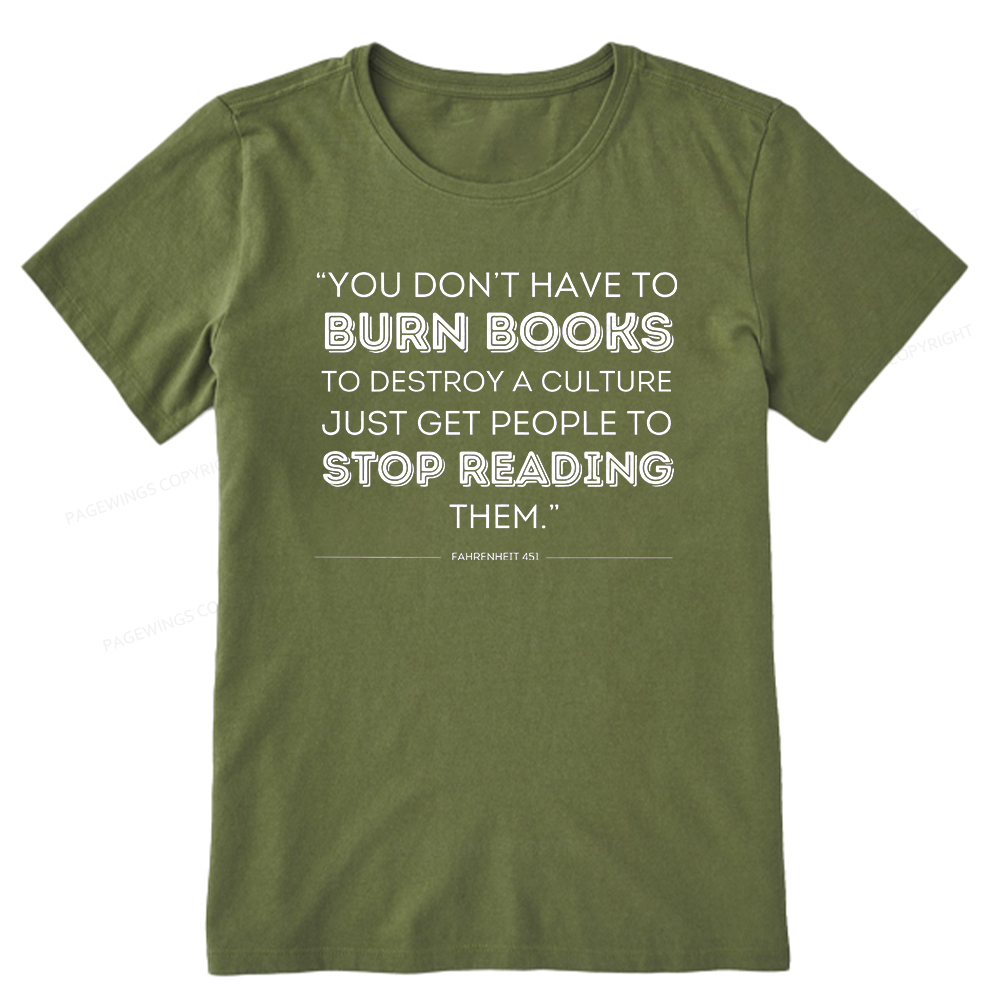 Pagewings Dystopian Book Shirt Classic Literature Gift Unisex Classic T-shirt