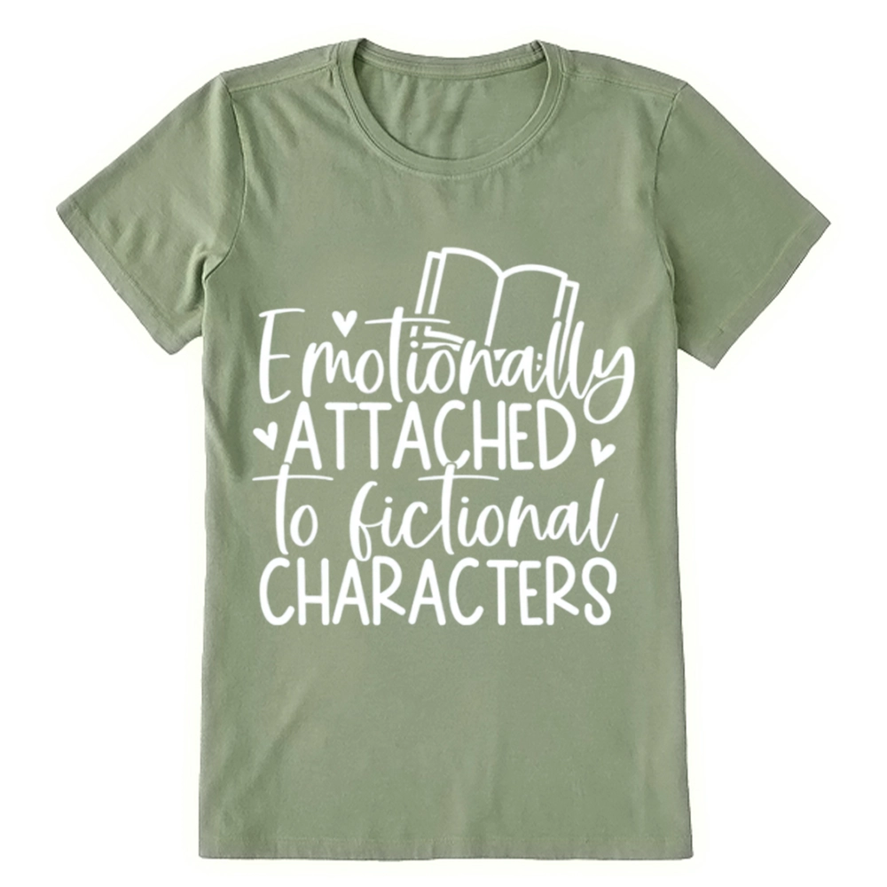Pagewings Emotionally Attached To Fictional Characters Unisex Classic T-shirt