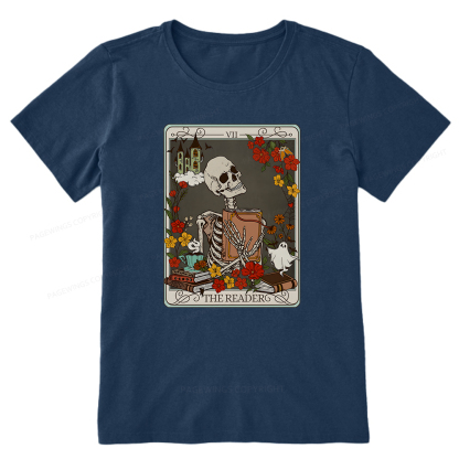 Pagewings The Reader Tarot Card TShirt, Bookish Shirt Unisex Classic T-shirt
