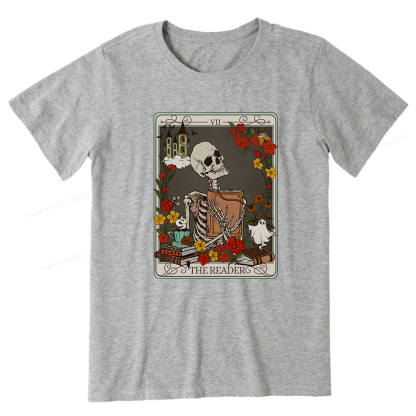 Pagewings The Reader Tarot Card TShirt, Bookish Shirt Unisex Classic T-shirt