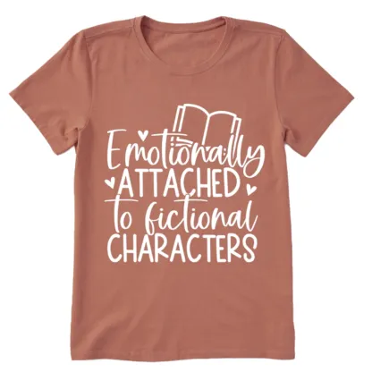 Pagewings Emotionally Attached To Fictional Characters Unisex Classic T-shirt