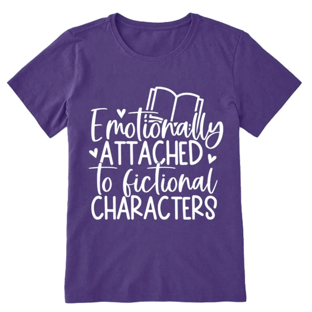 Pagewings Emotionally Attached To Fictional Characters Unisex Classic T-shirt