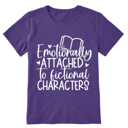 Pagewings Emotionally Attached To Fictional Characters Unisex Classic T-shirt