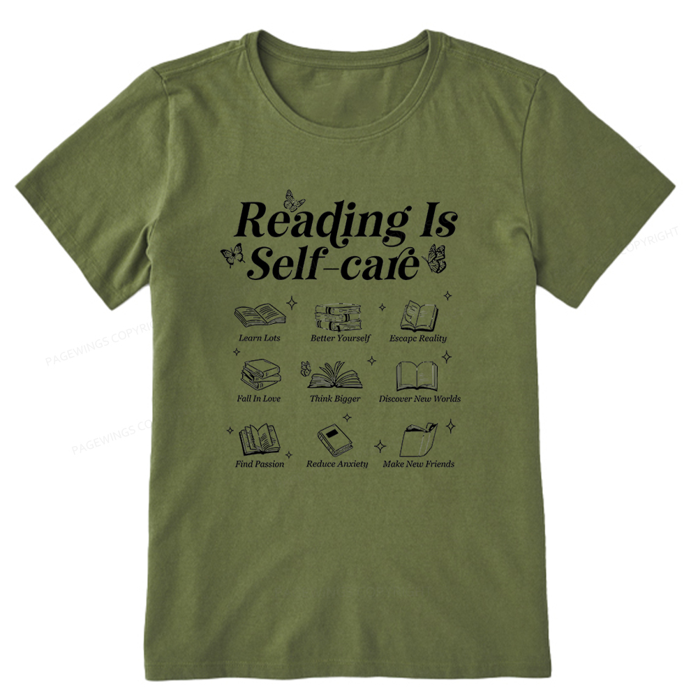 Pagewings Reading Is Self Care Unisex Classic T-shirt