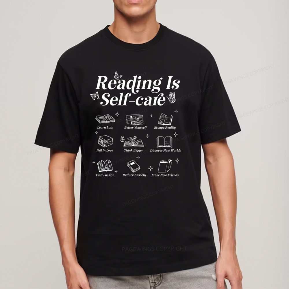 Pagewings Reading Is Self Care Unisex Classic T-shirt