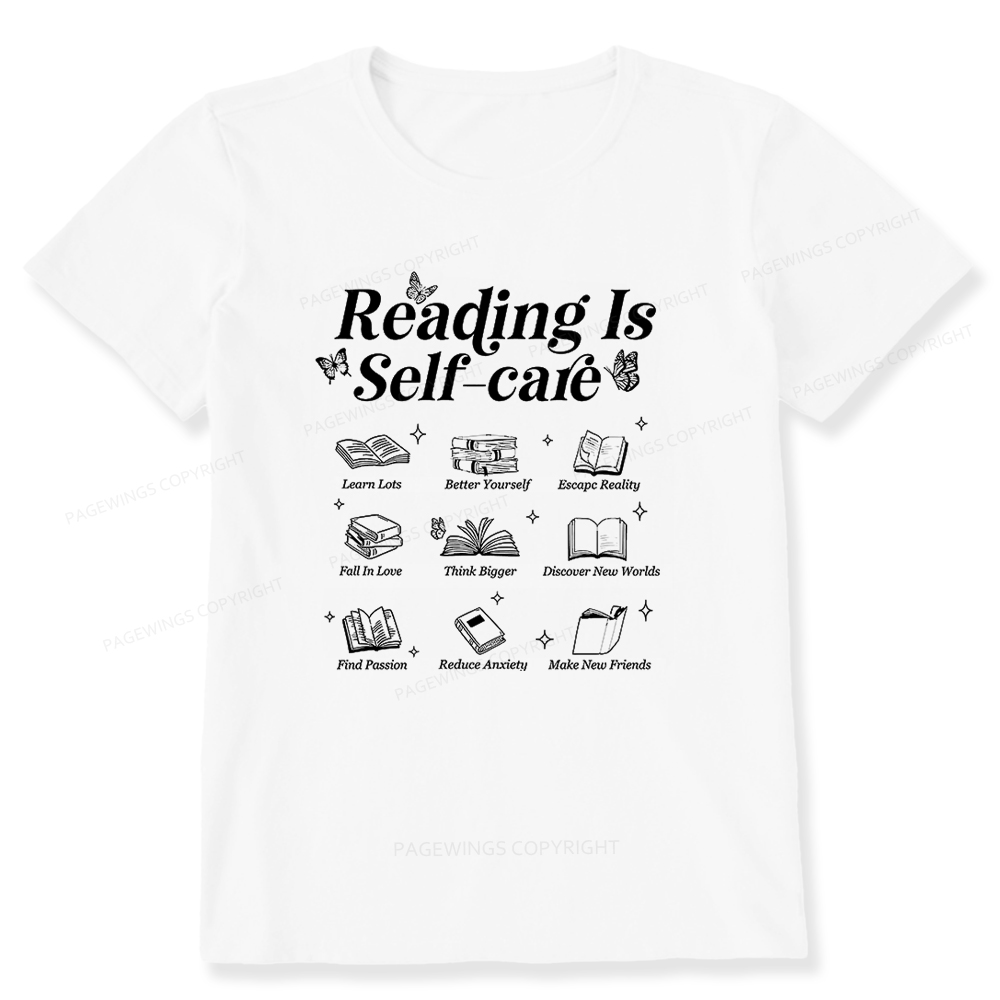 Pagewings Reading Is Self Care Unisex Classic T-shirt
