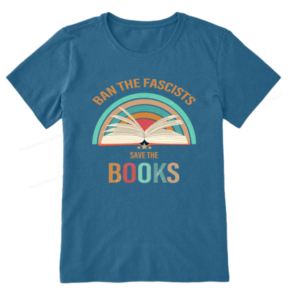 Pagewings Ban The Fascists Save The Books Unisex Classic T-shirt