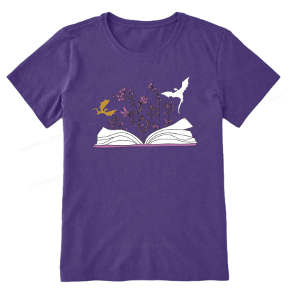 Pagewings The Flying Dragon In The Book Unisex Classic T-shirt