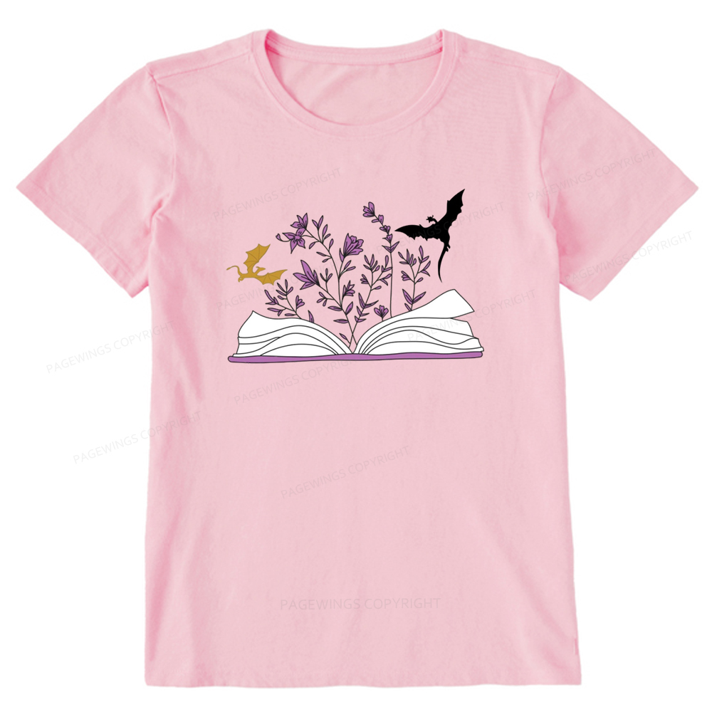 Pagewings The Flying Dragon In The Book Unisex Classic T-shirt