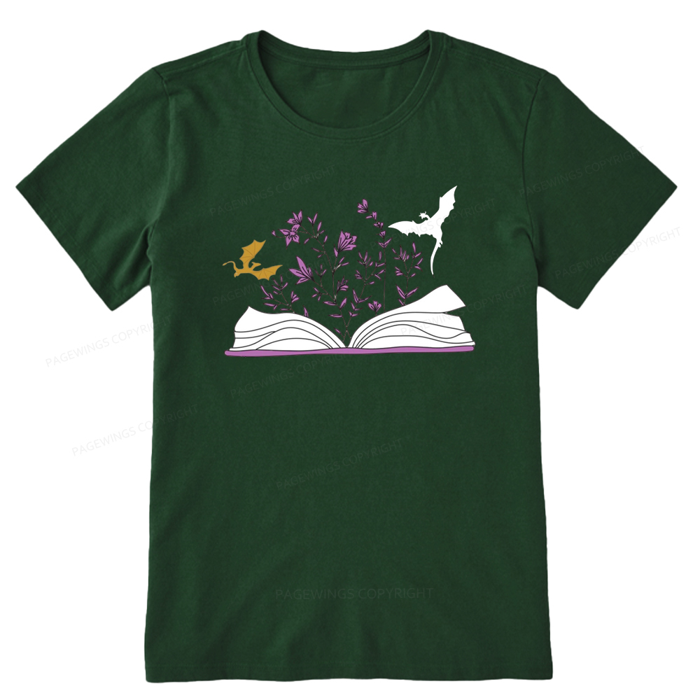 Pagewings The Flying Dragon In The Book Unisex Classic T-shirt