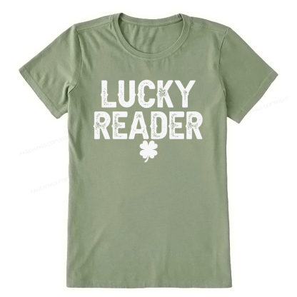 Pagewings Lucky and Lucky Fucker Graphic Tees Unisex Classic T-shirt