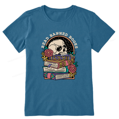Pagewings Read Banned Book Floral Unisex Tee Unisex Classic T-shirt