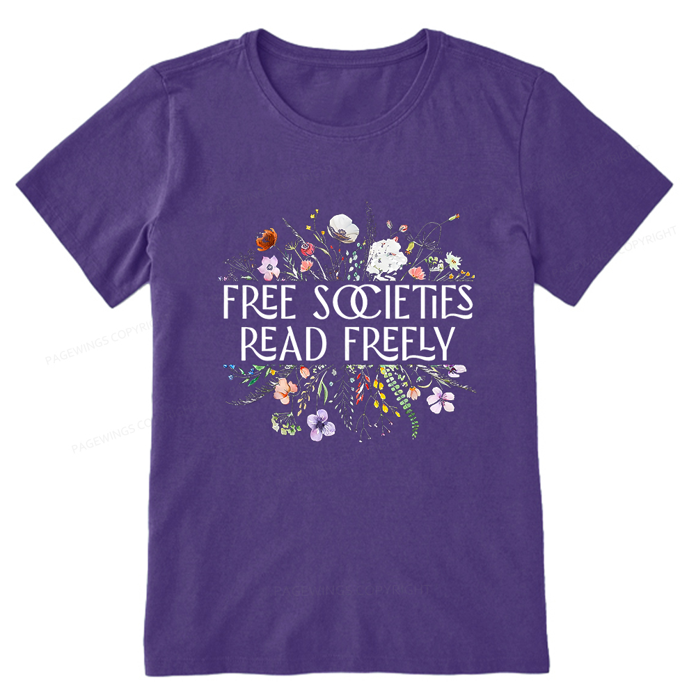 Pagewings Free Societies Read Freely Unisex Classic T-shirt