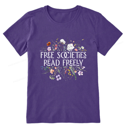 Pagewings Free Societies Read Freely Unisex Classic T-shirt