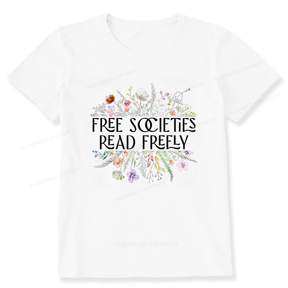 Pagewings Free Societies Read Freely Unisex Classic T-shirt