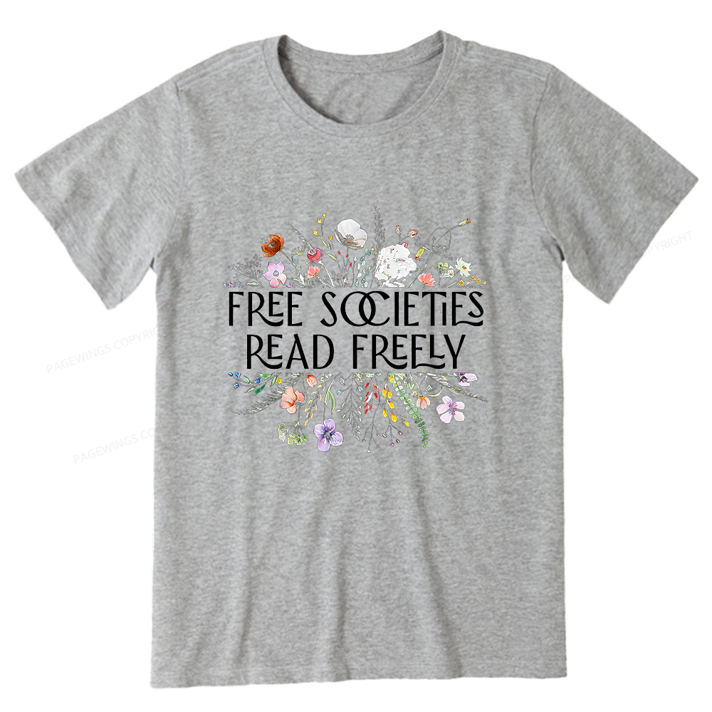 Pagewings Free Societies Read Freely Unisex Classic T-shirt