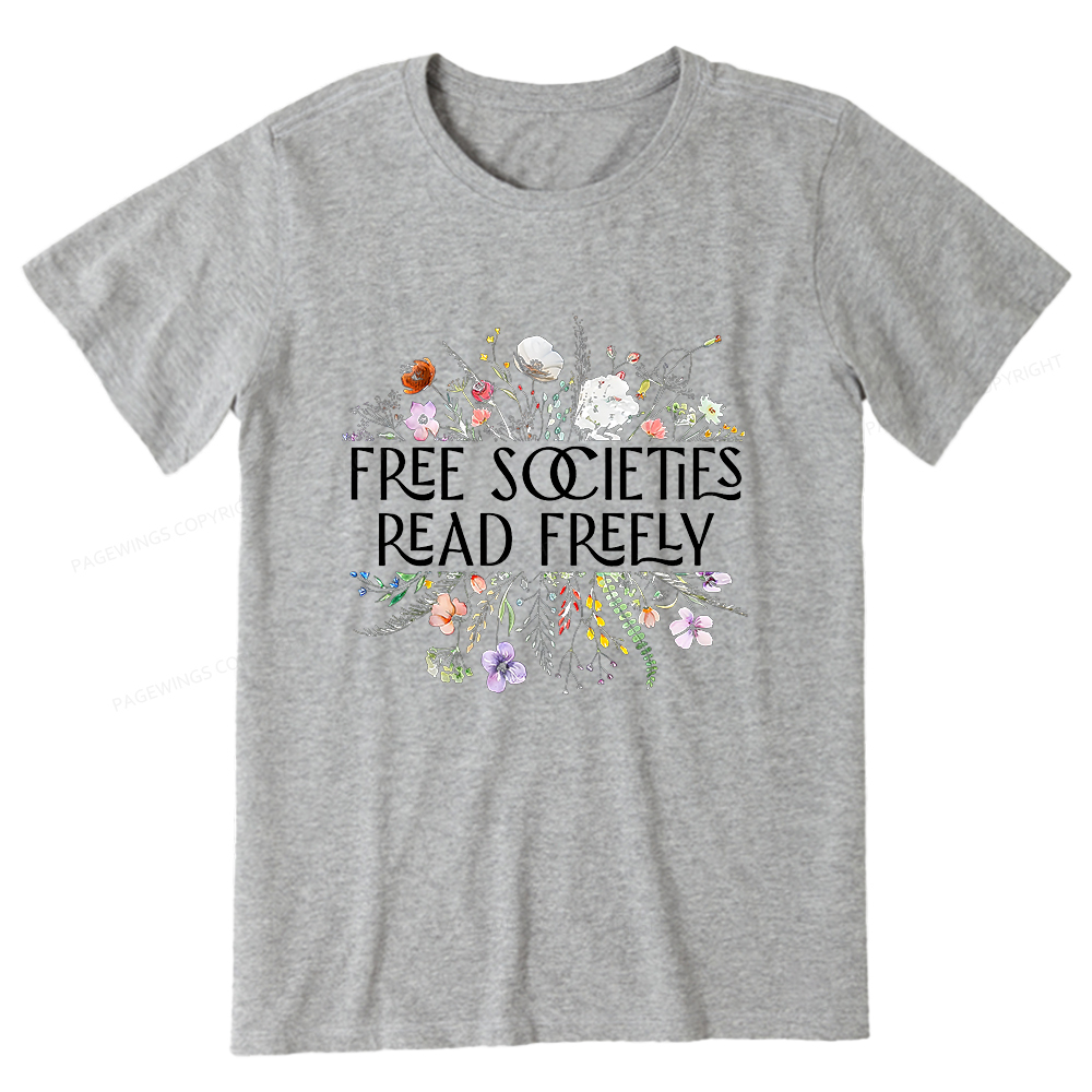 Pagewings Free Societies Read Freely Unisex Classic T-shirt
