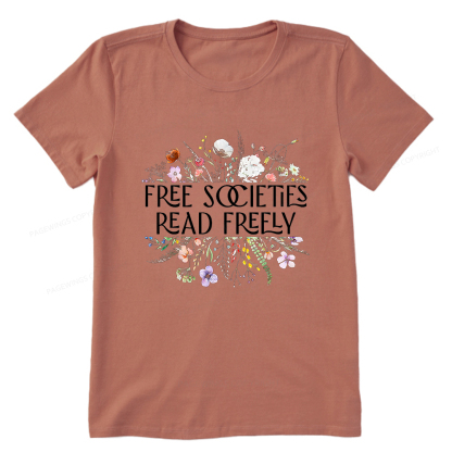 Pagewings Free Societies Read Freely Unisex Classic T-shirt