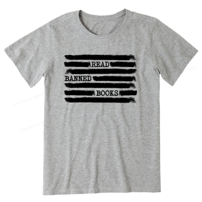 Pagewings Read Banned Books Bookworm Librarian Unisex Classic T-shirt