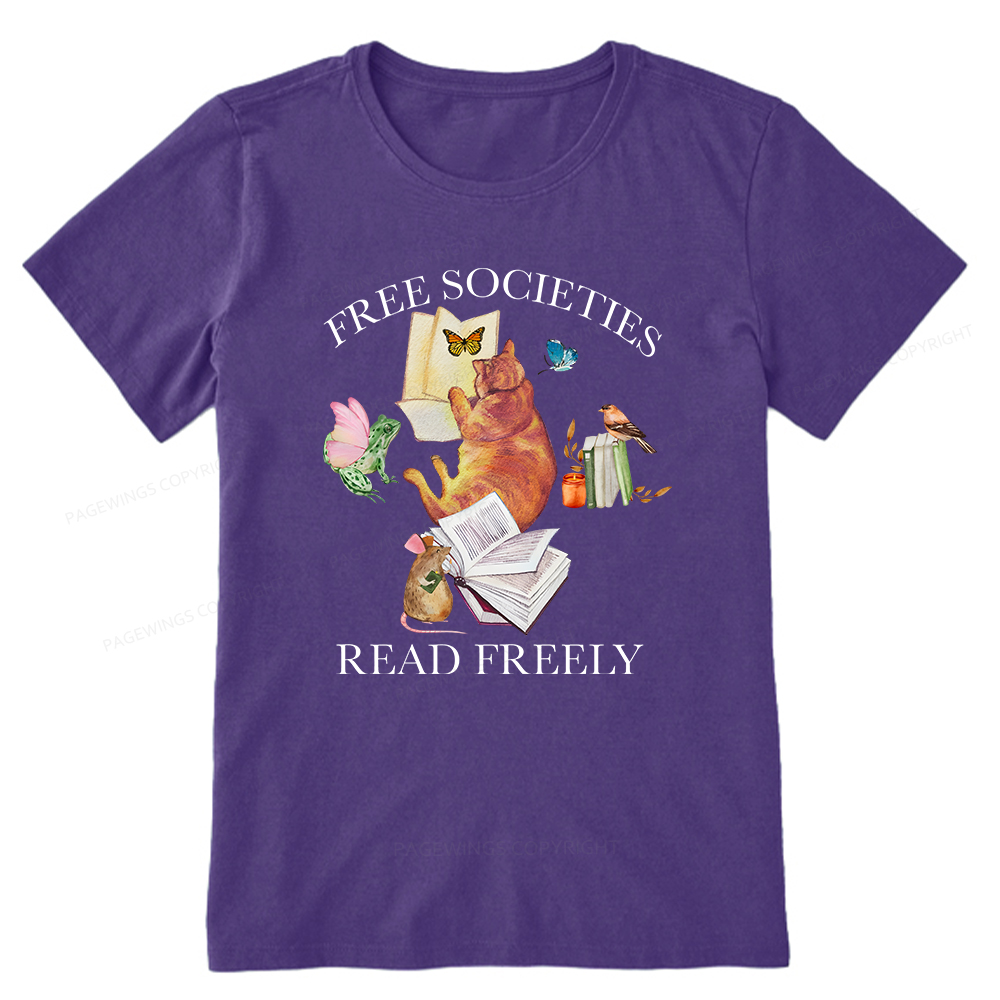 Pagewings Free societies read freely shirt Unisex Classic T-shirt