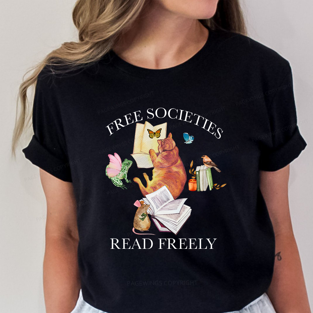 Pagewings Free societies read freely shirt Unisex Classic T-shirt