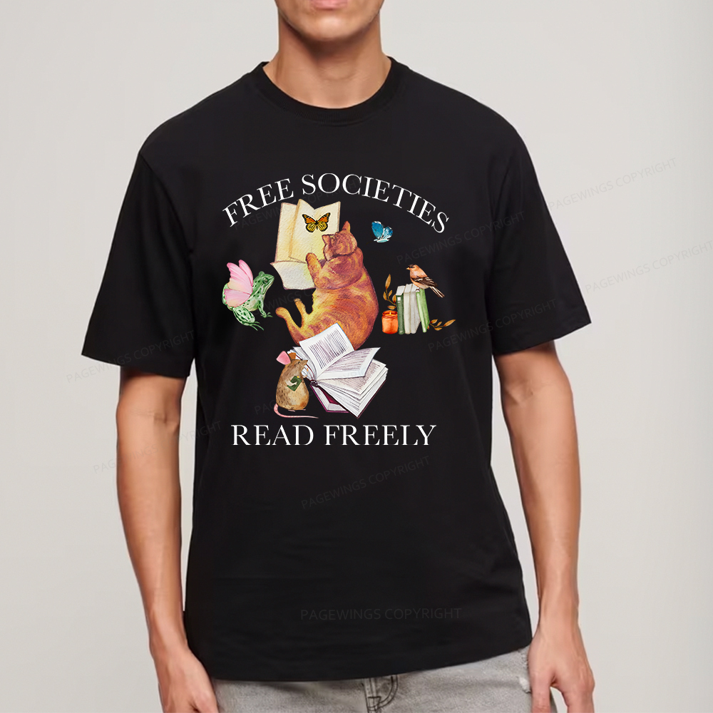Pagewings Free societies read freely shirt Unisex Classic T-shirt
