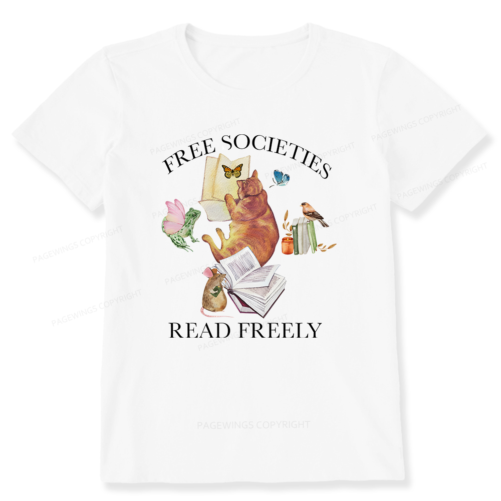 Pagewings Free societies read freely shirt Unisex Classic T-shirt